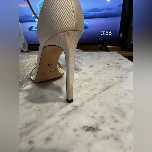 JIMMY CHOO Aveline 1000 Latte 38.5 - Picture 7 of 16